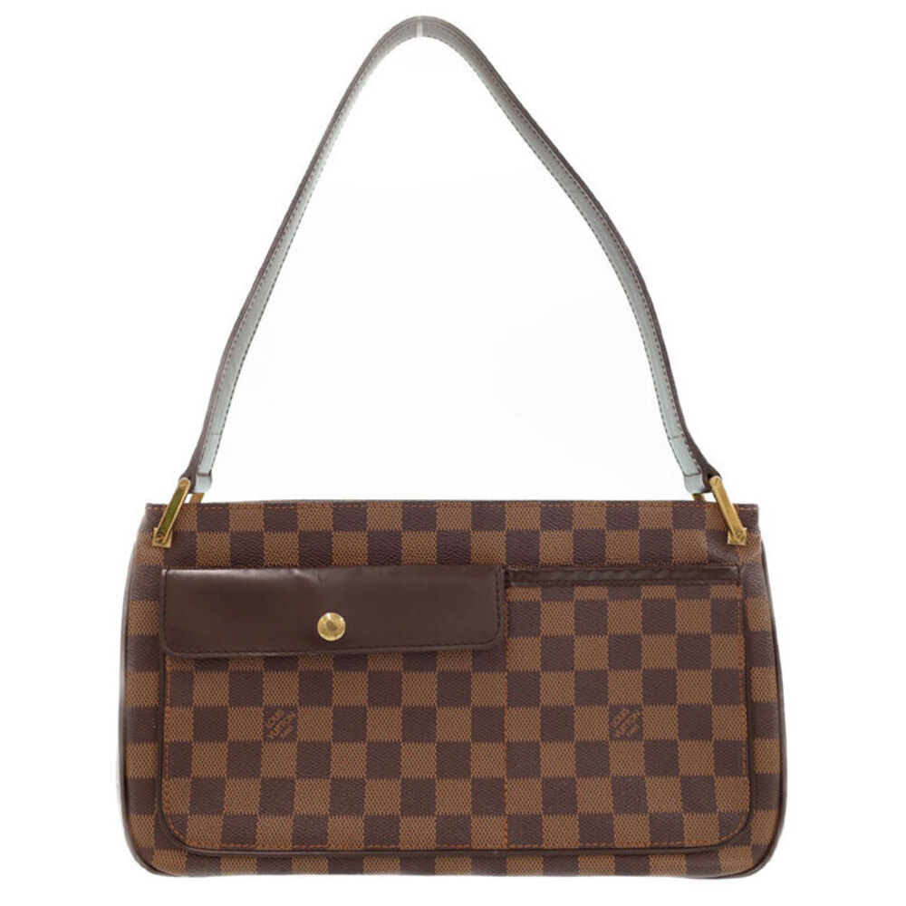 Louis Vuitton Damier Aubagne Ebene Brown Canvas Shoulder Bag
